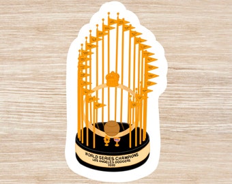 Baseball Trophy Sticker