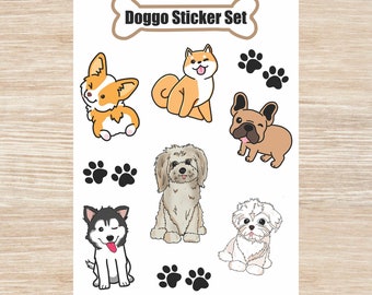 Doggo Sticker Set