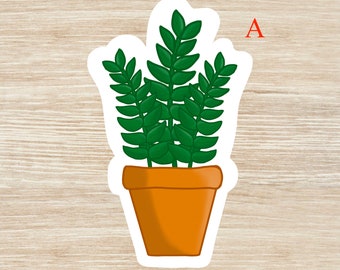Individual Medium Size Plant Stickers
