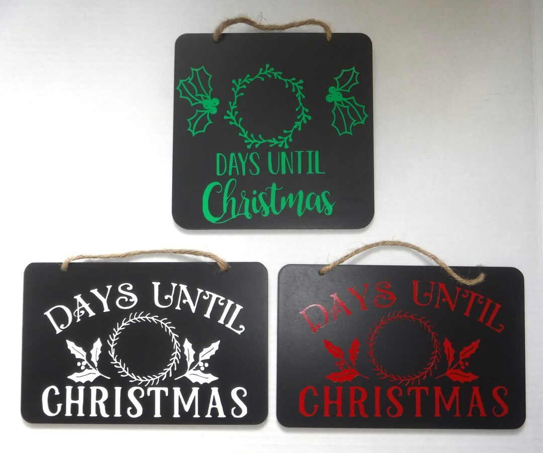 Chalkboard Christmas Signs Etsy