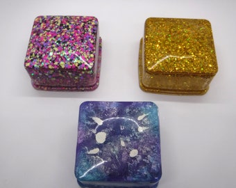 Jewelry Box Square Glitter