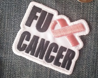 Écusson thermocollant - Fuck Cancer