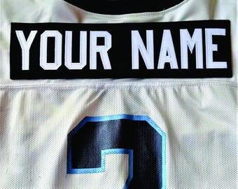 Athletic Name Placket - EXTRA LARGE SIZE