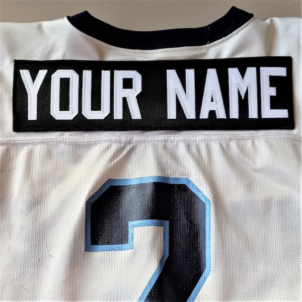 Nfl Jersey Nameplate Etsy