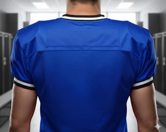 Blank Jersey Placket - Iron On