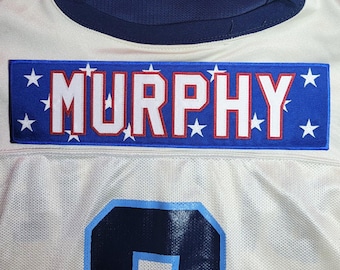 American Flag Design CUSTOM NAME PLACKET