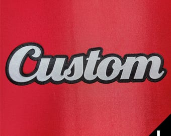 Large Custom Name Embroidery Applique