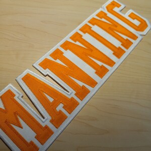 CUSTOM LETTERING - LARGE Applique Patch - Etsy