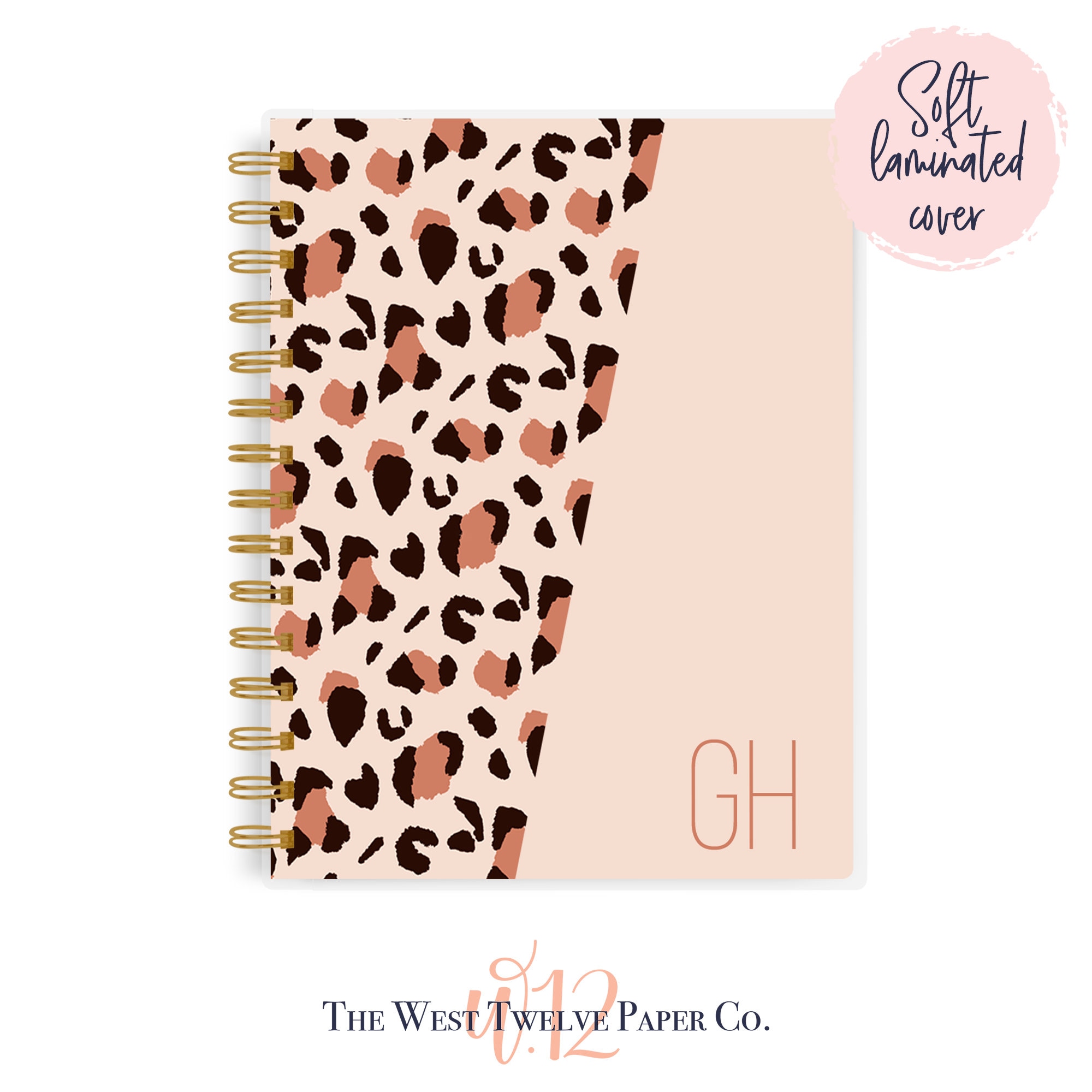 Leopard Print 2021 Diary Personalised A5 Planner Weekly Etsy