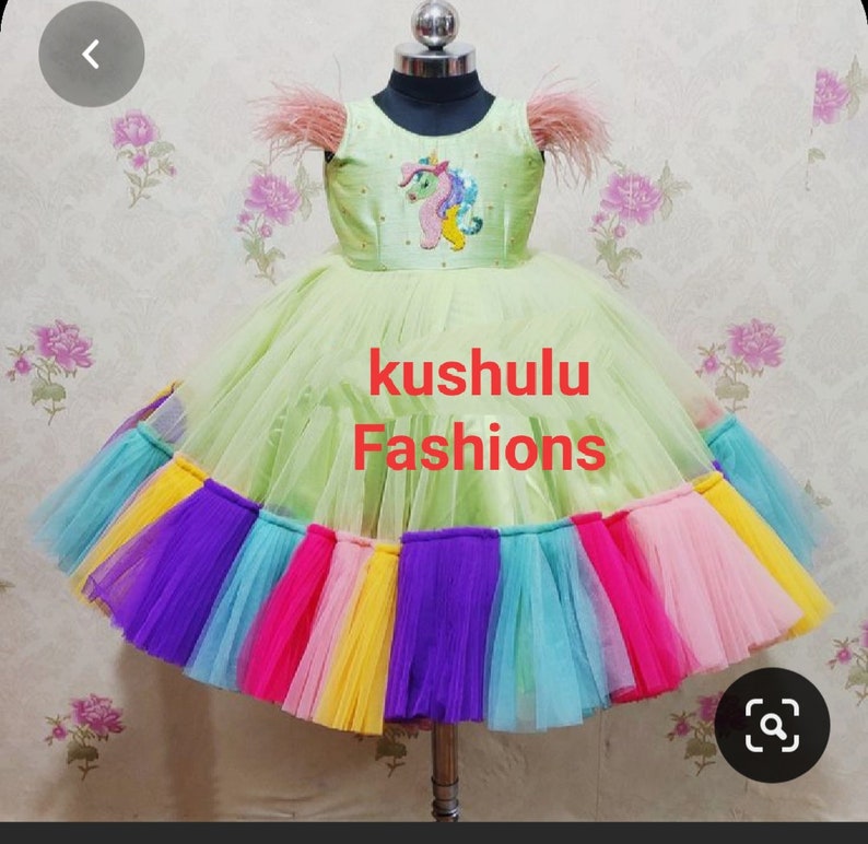Kids designer frock