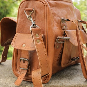Leather crossbody bags Purse Women Shoulder Bag Satchel Ladies Tote Travel Purse full grain Leather image 9