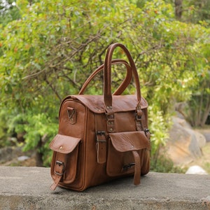 Leather crossbody bags Purse Women Shoulder Bag Satchel Ladies Tote Travel Purse full grain Leather image 4