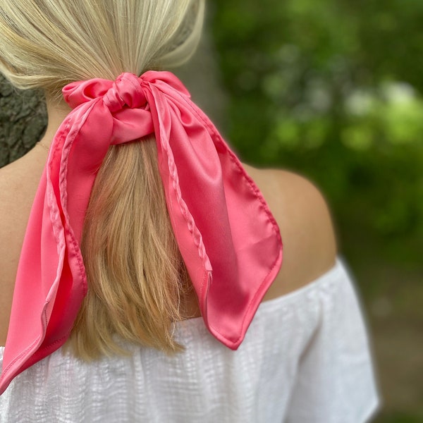 Neon Pink Scarf - Etsy