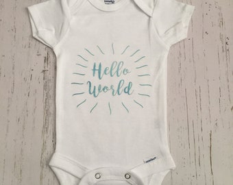Hello World - Baby Onesie