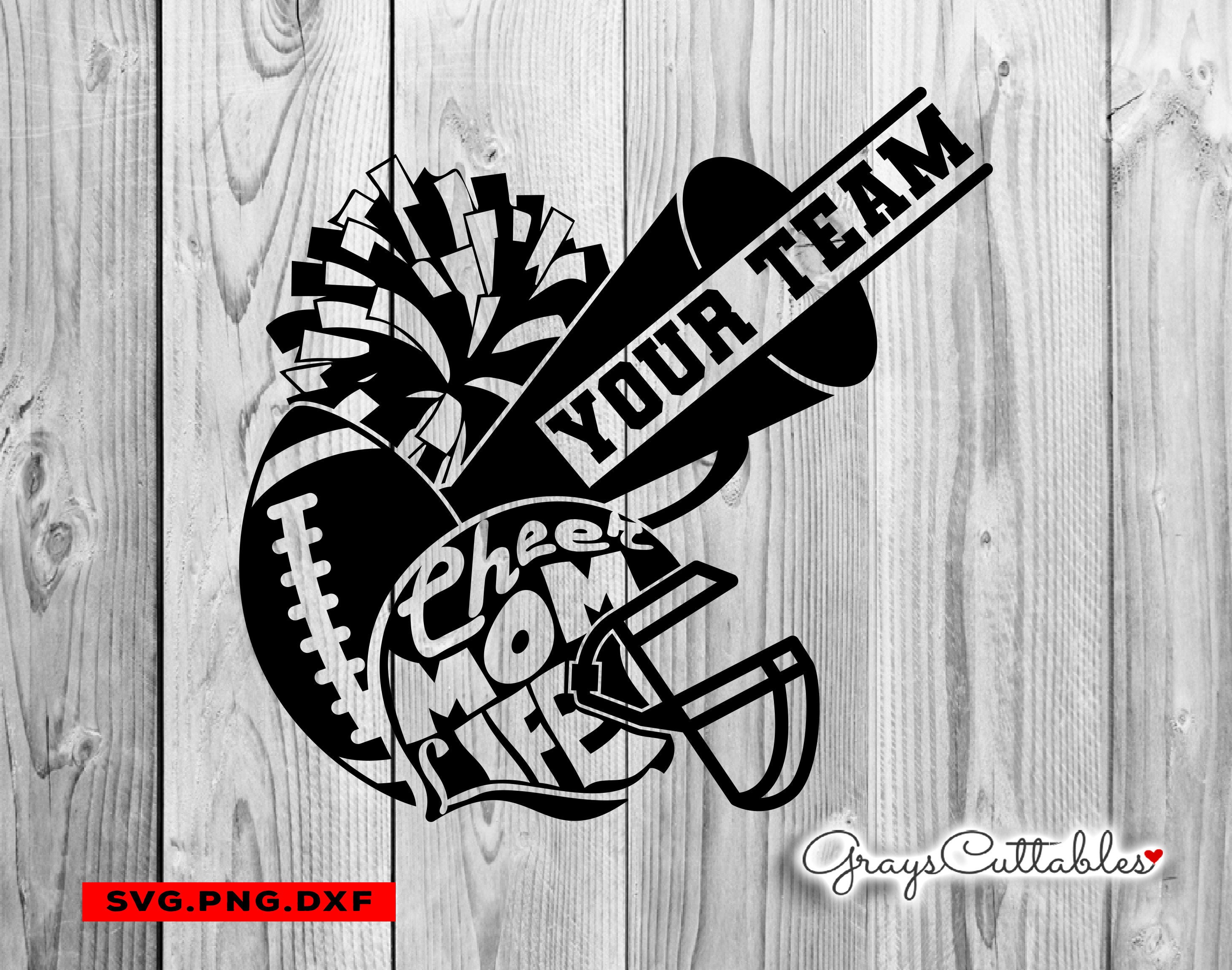 Download Cheer Mom Svg Football Mom Svg Cheer Mom Shirt Svg Iron On Etsy