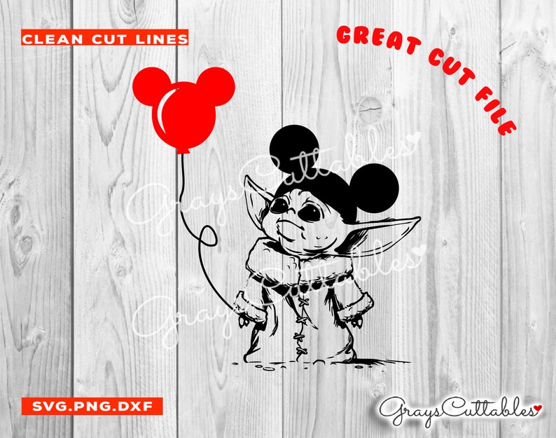 Download Baby Yoda Svg Mickey Ears Svg The Child Svg Mandalorian | Etsy