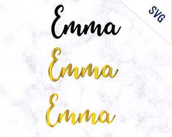 Emma Name Tag Etsy