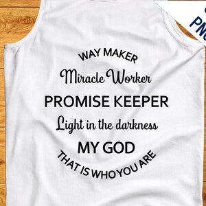Way Maker Svg, Miracle Worker SVG, PNG, Quarantine Svg, Sublimation ...