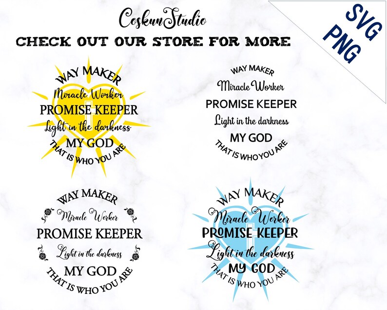 Download Way maker svg miracle worker SVG PNG Quarantine svg | Etsy