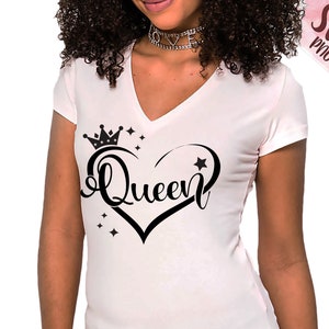 Queen SVG Vector, Queen Design for Shirt, Cricut Cut File, Sublimation ...