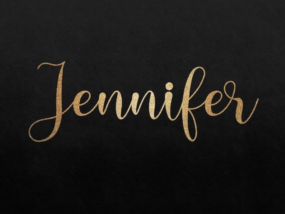 Jessica Name SVG PNG Custom Name Clipart Svg Png Image Gold Hong Kong
