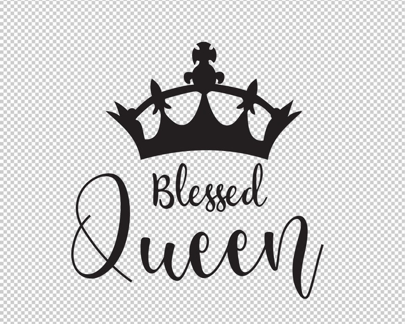 Download Blessed Queen SVG PNG Design for shirt Sublimation PNG for | Etsy