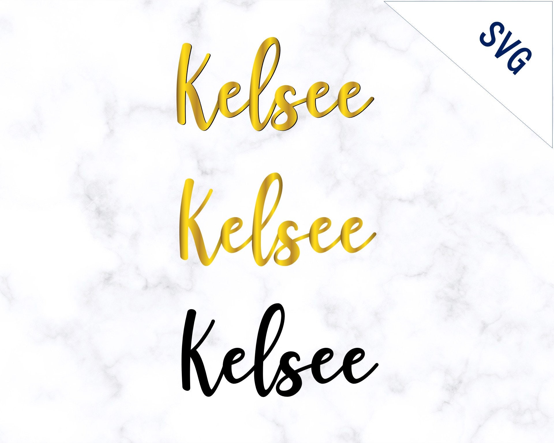 Kelsee Svg Name SVG Name Clipart Svg Gold Name Svg Girl - Etsy Finland
