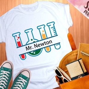 Quadro de nome de ciência svg, arquivo crítico de ciência para camisa escolar de professor e aluno, pronto para sublimar, baixe arquivo svg pronto para caneca, camiseta