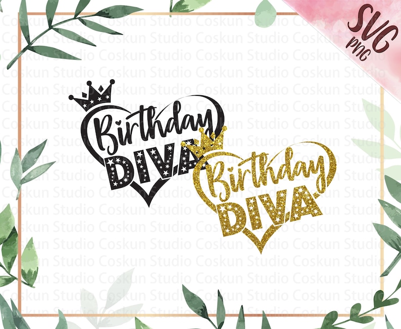 Download Birthday Queen Svg Mug Heat Transfer Vinyl Press Ready File Cup Diva Birthday Diva Svg Htv For Shirt Birthday Design Cut File Clip Art Art Collectibles