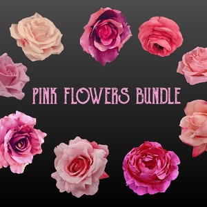 Watercolor Roses PNG Clipart, Digital Flowers, Flower Clipart, Wedding invitation png, Transparent Flowers, PNG Flowers