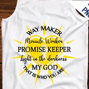 Way Maker Svg, Miracle Worker SVG, PNG, Quarantine Svg, Sublimation ...