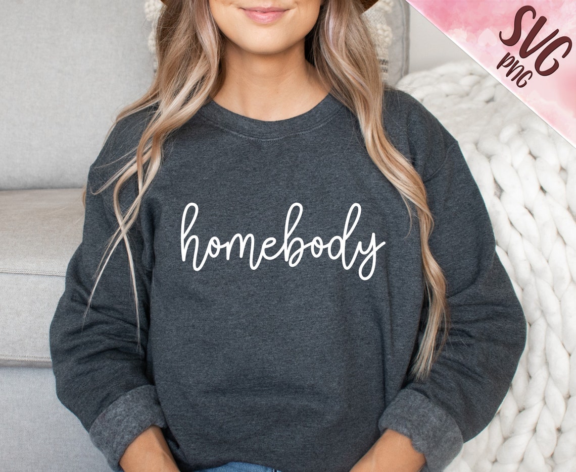 Download Homebody SVG Cut file Sublimation ready Clipart Introvert | Etsy