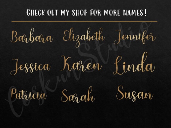 mary様 ご確認用 Mary Name SVG PNG Custom Name Clipart Svg Png Image Gold Name Girl