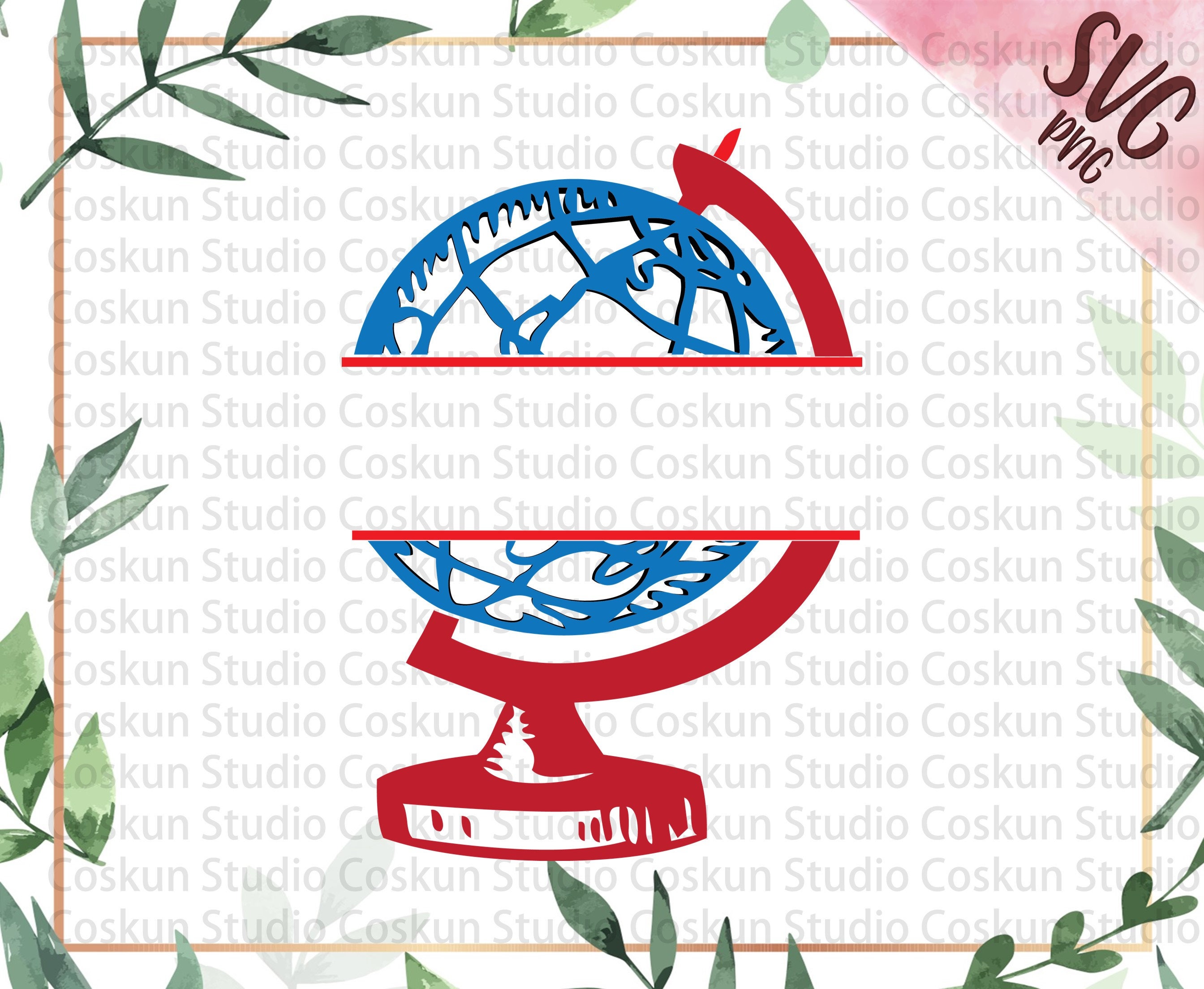 World Globe Name Frame Svg for Geography Teacher Shirt Etsy