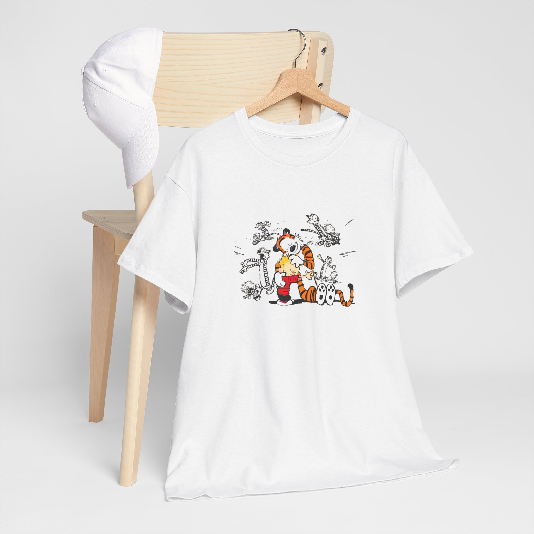 レア 90s ヴィンテージ カルビン＆ホッブス プリントT シングルステッチ レア 90s ヴィンテージ カルビン＆ホッブス プリントT シングル