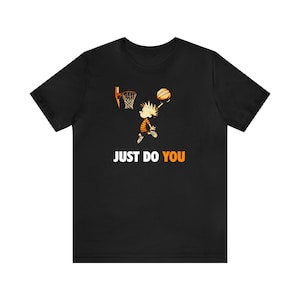 Maglietta a maniche corte in jersey unisex da basket Dunk di Calvin and Hobbes