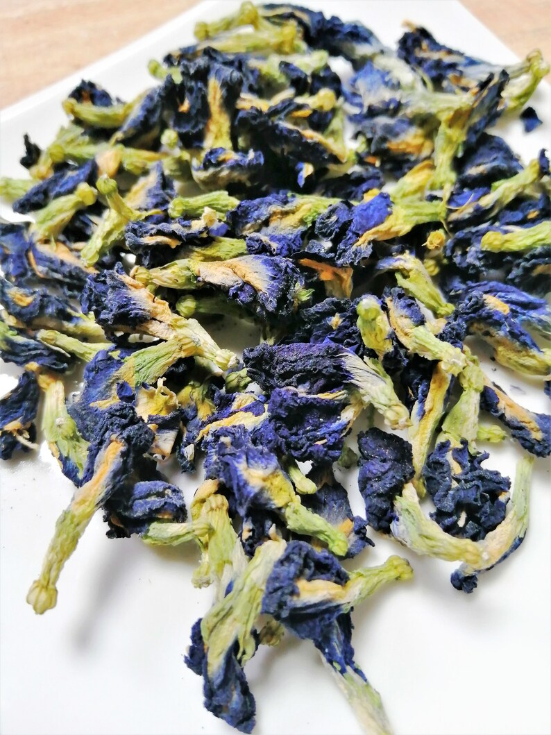 100% Organic Butterfly Pea Flower aka Clitoria | Etsy