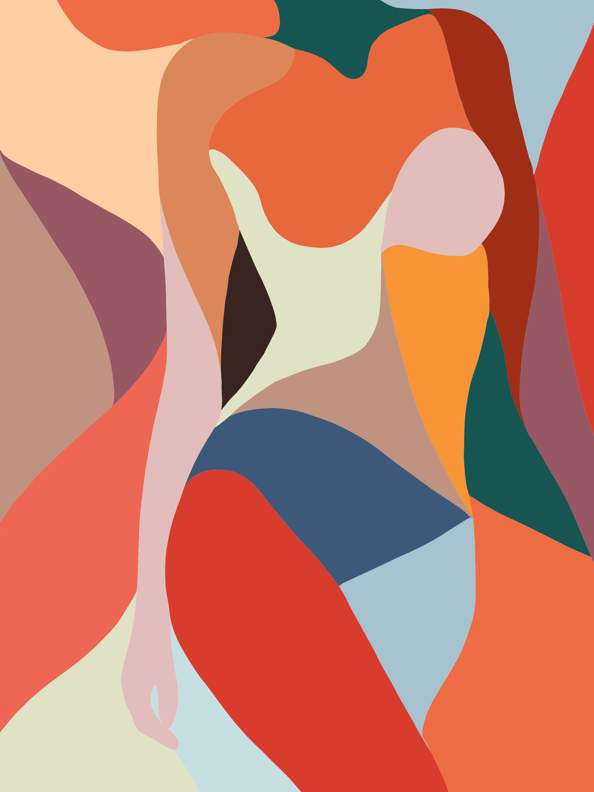 Abstract Female Art Divine Feminine Etsy UK