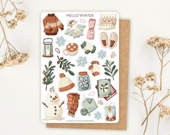 Autumn Cozy Room Stickers for Bullet Journal – ANOOK3