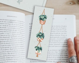 Bookmark Hanging Plants Bookmark | Macrame Plant Bookmark | Reading | Bookish Item | ON SALE