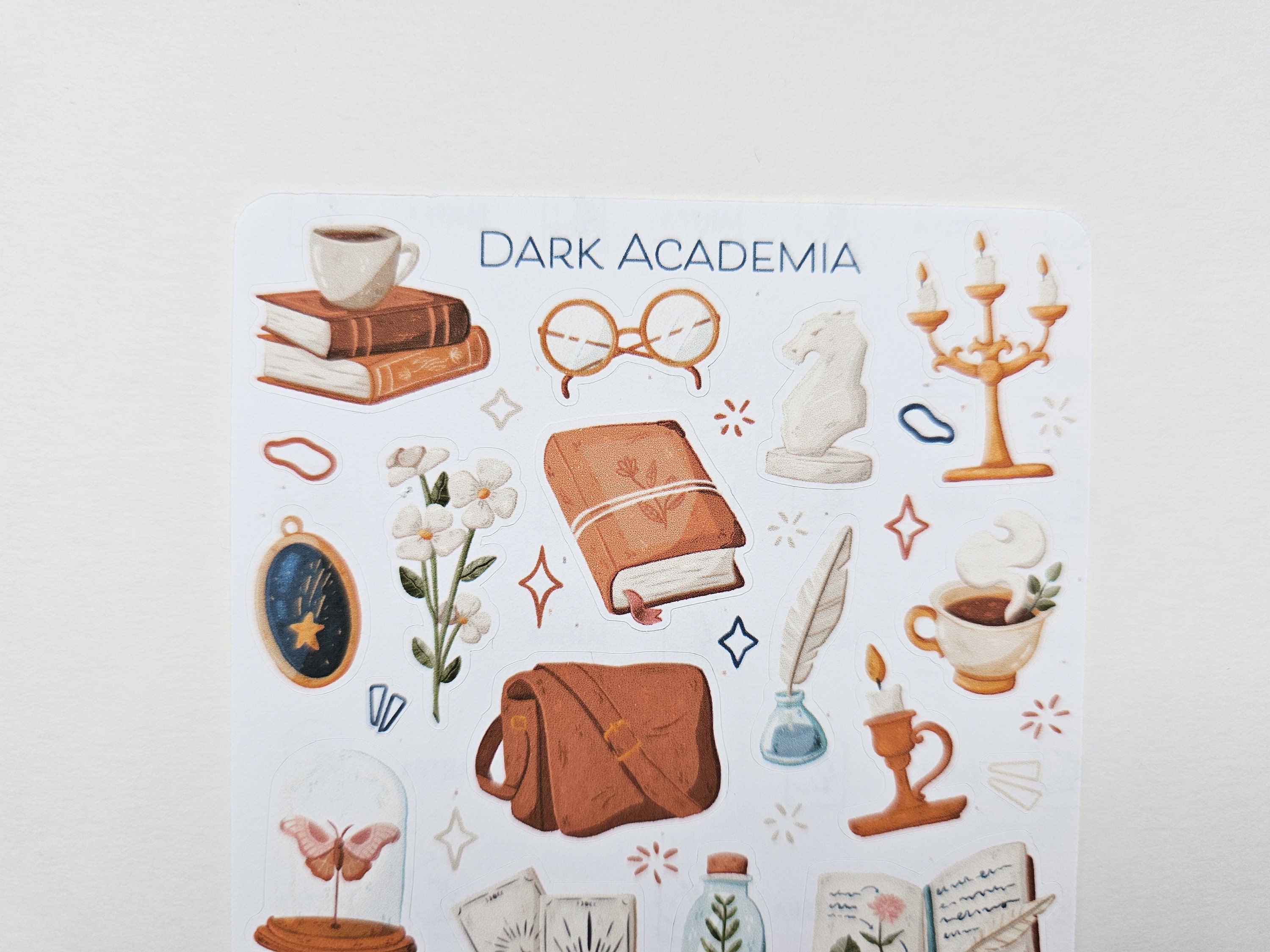 Dark Academia Days Sticker Sheet – T's Stationery