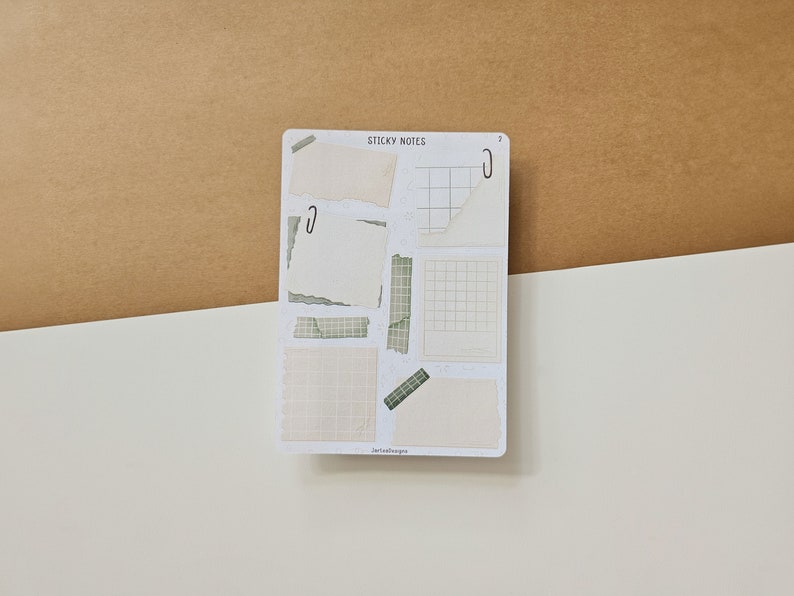 Sticker Sheet Sticky Notes Sticker | Memo Sticker Sheet | Planner ...