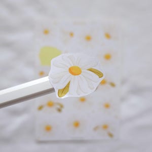 Sticker Sheet Daisies Sticker | Flower Sticker Set | Planner Sticker Sheet | Journal Stickers image 6