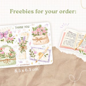 Sticker Bogen Pilz Sticker Set | Herbst Sticker Blatt | Planer Sticker Blatt | Journal Aufkleber Bild 9