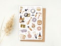 Sticker Sheet Self Care | Spa Sticker Set | Planner Sticker Sheet | Journal Stickers