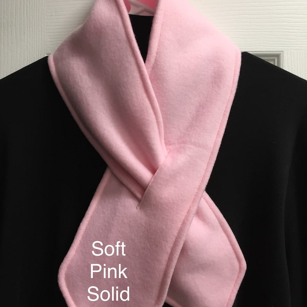 Fleece Keyhole Scarf Etsy