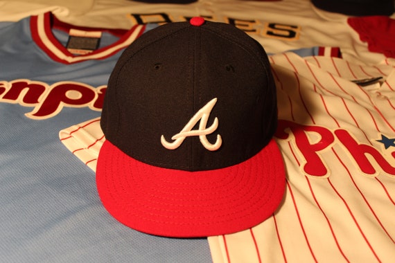 Mens MLB Atlanta Braves Authentic On Field Flex Base Jersey - Home White