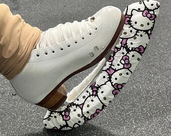 Hello Kitty Figure Skating Soakers - White & Pink, Foam Lined