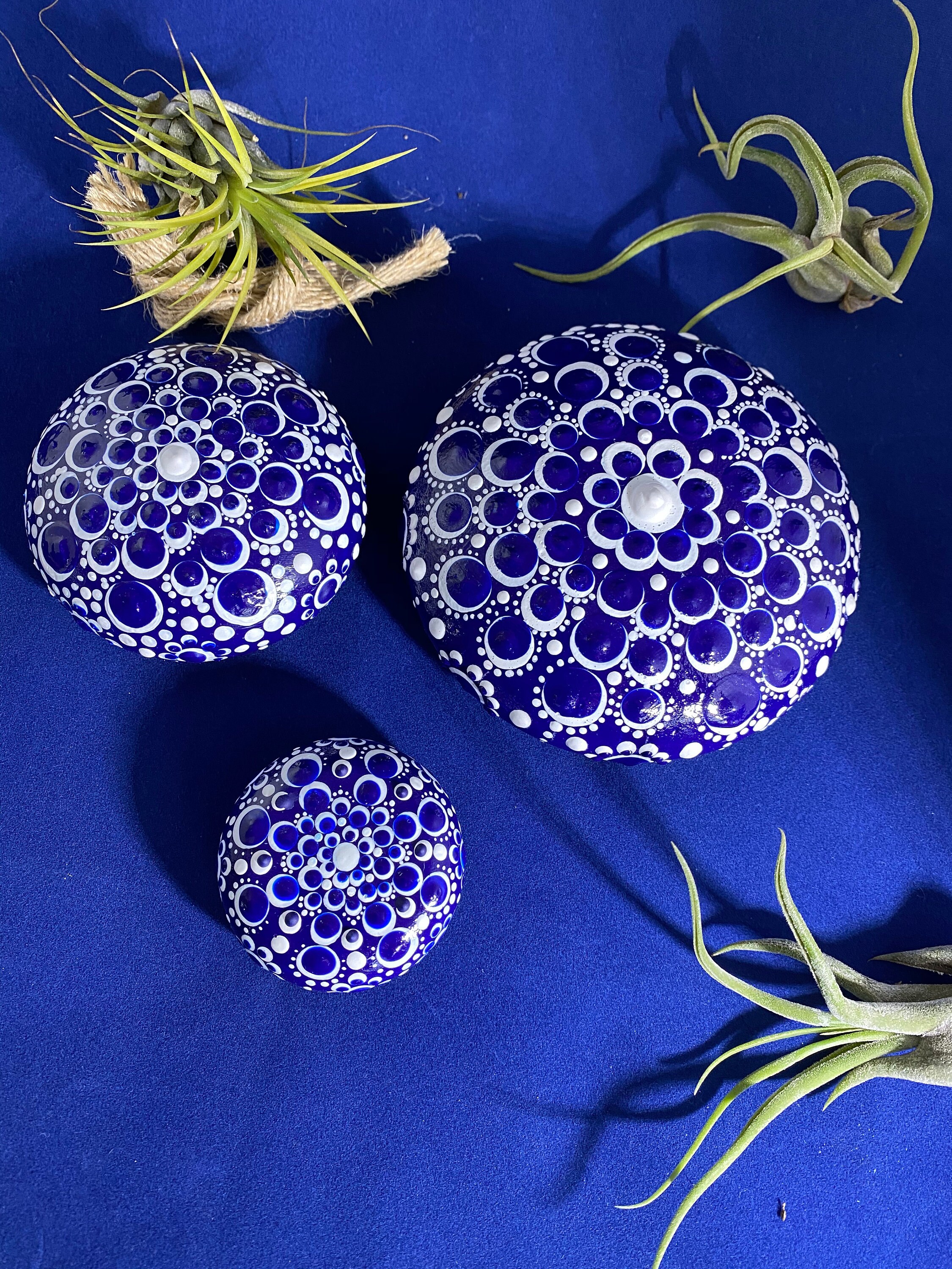 Ensemble de Galets Mandala .