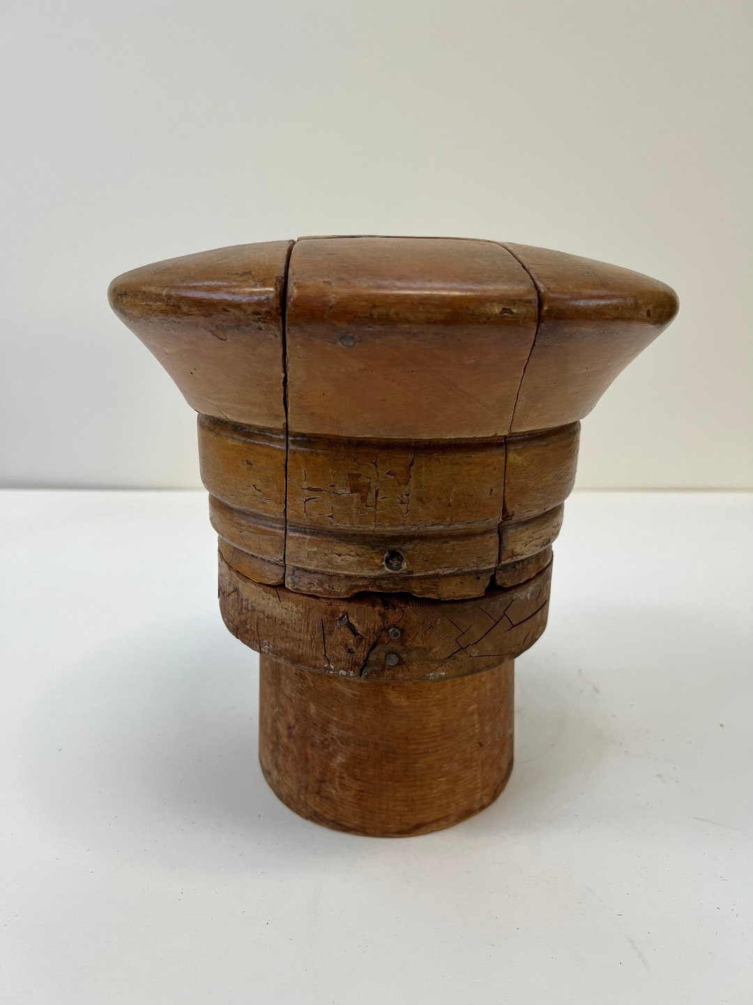 Mindy Wood Beret Hat Block Etsy